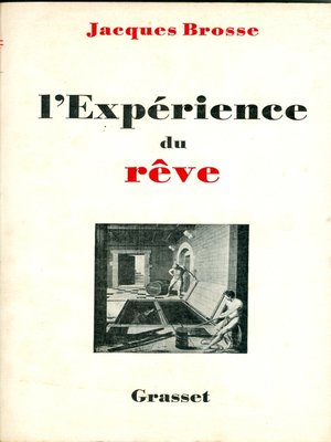 cover image of L'expérience du rêve